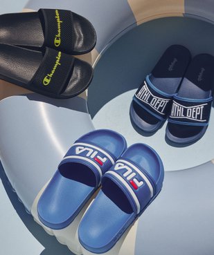 Mules de piscine garçon extra-légères avec bandeau en mesh - Beppi vue7 - SANS MARQUE - GEMO