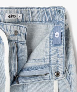 Bermuda en jean coupe Skater garçon vue2 - GEMO (ENFANT) - GEMO