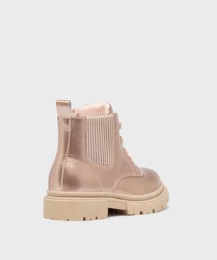 Bottines métallisées avec semelle crantée fille - Lovely Wings vue4 - LOVELY WINGS GEMO FOR GOOD - GEMO
