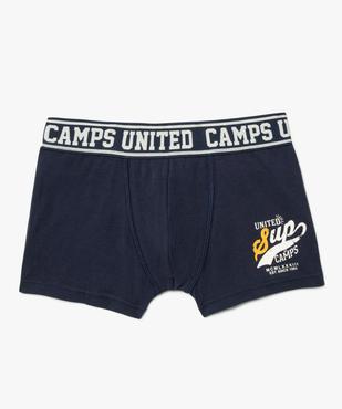 Boxer imprimé avec taille élastique garçon - Camps United vue1 - CAMPS US - GEMO