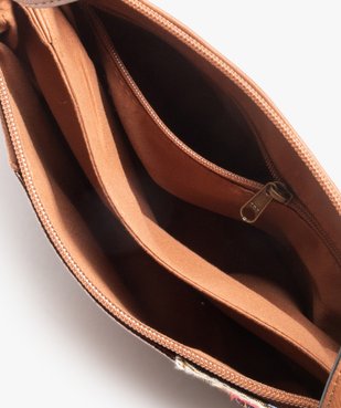 Sac femme avec devant en tapisserie vue3 - GEMO (ACCESS) - GEMO