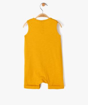 Combishort avec inscription bébé garçon vue3 - GEMO(BEBE DEBT) - GEMO