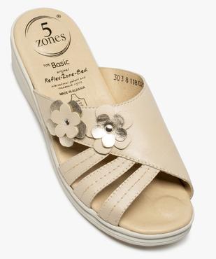 Mules femme confort à talon dessus fantaisie – 5 zones vue5 - 5 REFLEX ZONES - GEMO
