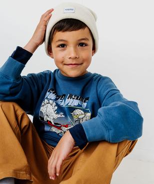 Pantalon cargo avec taille élastique garçon vue3 - GEMO (ENFANT) - GEMO