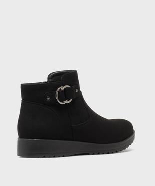 Boots confort en suédine femme - G'Flex vue1 - G'FLEX - GEMO