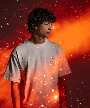 Haut de pyjama avec motif poitrine et dos mixte vue14 - GEMO 4G FEMME - GEMO