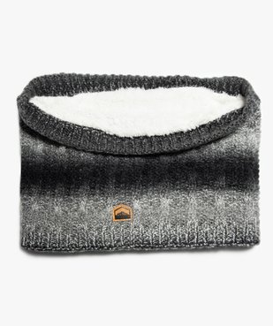 Echarpe garçon forme snood en maille torsadée avec doublure sherpa vue1 - GEMO (JUNIOR) - GEMO