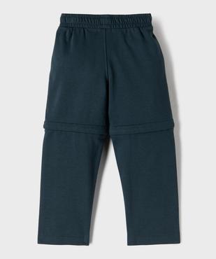 Pantalon de jogging 2-en-1 transformable en bermuda garçon vue4 - GEMO 4G GARCON - GEMO