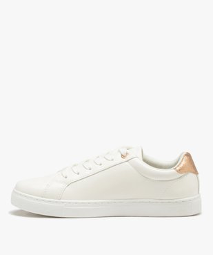 Baskets à lacets avec patch pailleté et motif étoile femme vue3 - GEMO (SPORTSWR) - GEMO