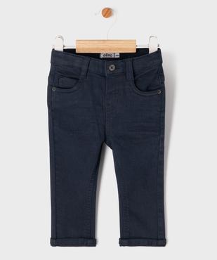 Pantalon slim en toile extensible bébé garçon vue4 - GEMO 4G BEBE - GEMO
