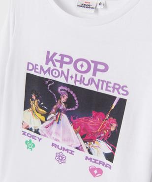 Tee-shirt manches longues en coton imprimé fille - KPop Demon Hunters vue3 - KPOP DEMON HUNTERS - GEMO