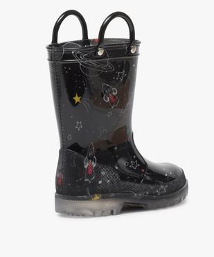 Bottes de pluie garçon avec motifs de l’espace vue4 - GEMO (ENFANT) - GEMO