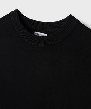 Pull à col rond en viscose garçon vue2 - GEMO 4G GARCON - GEMO