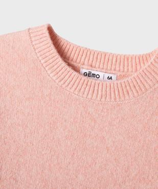 Pull à col rond fille vue2 - GEMO (ENFANT) - GEMO