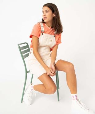 Robe salopette femme en jean - Camps United  vue5 - CAMPS UNITED - GEMO