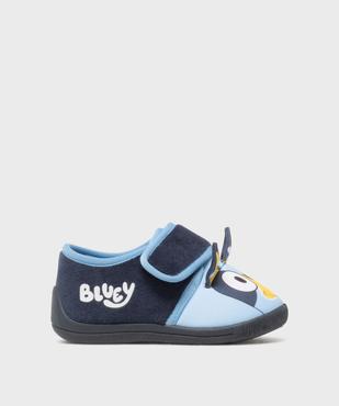 Chaussons en velours à scratch imprimé garçon - Bluey vue1 - BLUEY - GEMO