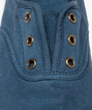 Baskets fille en toile unie et bout renforcé vue6 - GEMO (ENFANT) - GEMO
