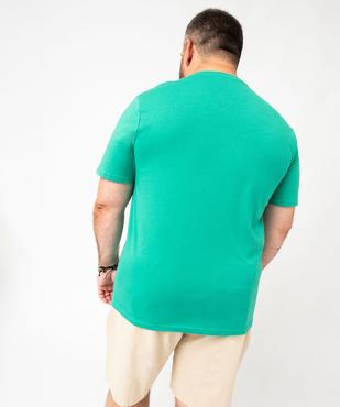 Tee-shirt à manches courtes avec poche poitrine homme vue6 - GEMO 4G HOMME - GEMO