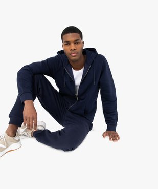 Pantalon de jogging molletonné homme vue2 - GEMO 4G HOMME - GEMO