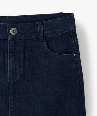 Jupe fille en jean extensible vue2 - GEMO (JUNIOR) - GEMO