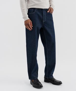 Jean en coton coupe loose homme vue1 - GEMO 4G HOMME - GEMO