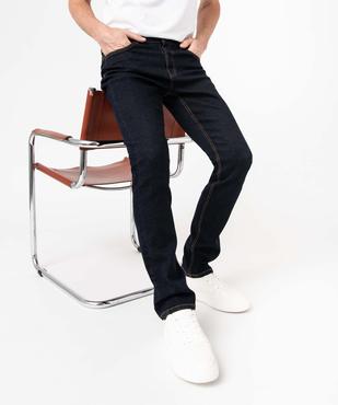 Jean homme straight en coton stretch vue1 - GEMO (HOMME) - GEMO