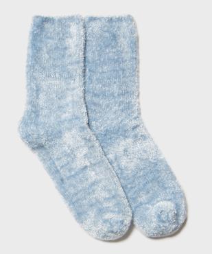 Chaussettes en maille chenille douce et épaisse femme vue1 - GEMO 4G FEMME - GEMO