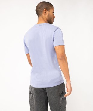 Tee-shirt à manches courtes uni homme vue3 - GEMO (HOMME) - GEMO