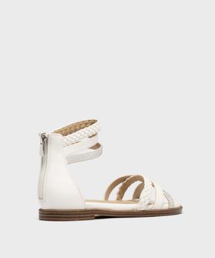 Sandales plates avec brides cheville femme - Valentina Baldano vue4 - VALENTINA BALDA - GEMO