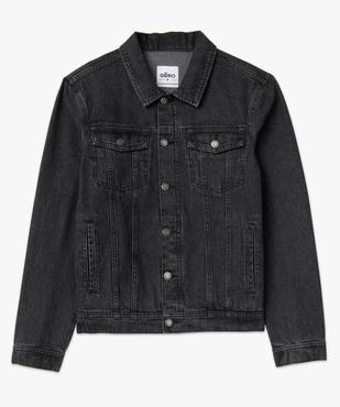 Veste en jean coupe droite homme vue4 - GEMO 4G HOMME - GEMO