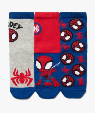 Chaussettes tige haute imprimée Spiderman garçon - Marvel (lot de 3) vue1 - SPIDEY - GEMO