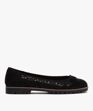 Ballerines femme à semelle crantée et tige fantaisie vue1 - GEMO(URBAIN) - GEMO