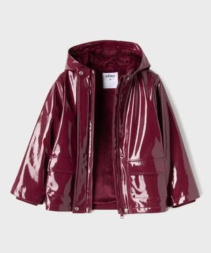Imperméable à capuche doublé fille vue2 - GEMO (ENFANT) - GEMO