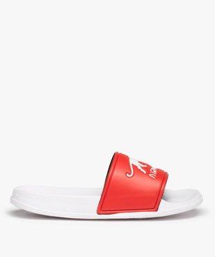 Mules de piscine garçon à bandeau imprimé - Airness vue1 - AIRNESS - GEMO