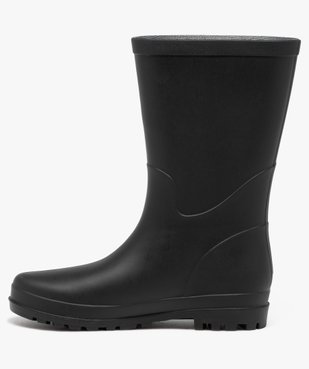 Bottes de pluie femme unies à semelle crantée vue3 - GEMO (EQUIPT) - GEMO