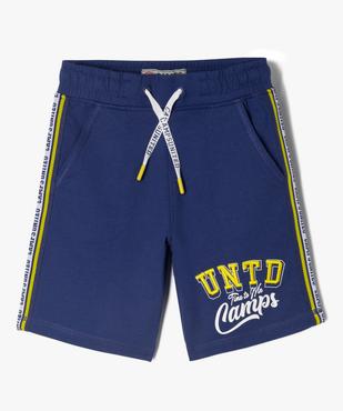 Bermuda en maille imprimée garçon - Camps United vue1 - CAMPS - GEMO