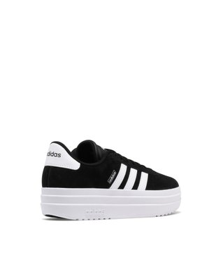 Baskets en cuir VL Court bold avec semelle plateforme femme - Adidas vue10 - ADIDAS - GEMO