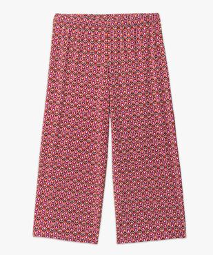 Pantalon femme grande taille ample à motifs graphiques  vue4 - GEMO (G TAILLE) - GEMO