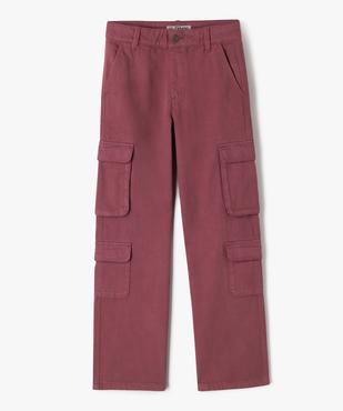 Jean cargo wide leg en denim coloré fille - Camps United vue1 - CAMPS - GEMO