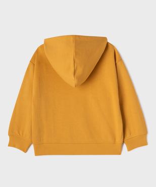 Sweat à capuche en maille piquée garçon - LuluCastagnette vue3 - LULUCASTAGNETTE - GEMO
