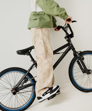 Pantalon loose imprimé en coton stretch garçon vue5 - GEMO (JUNIOR) - GEMO