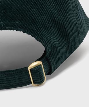 Casquette baseball en velours côtelée femme vue2 - GEMO (ACCESS) - GEMO