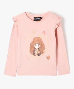 Tee-shirt fille à manches longues avec motif - Harry Potter vue1 - HARRY POTTER - GEMO