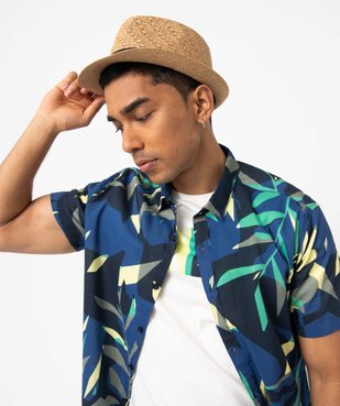 Chapeau homme en paille forme trilby vue5 - GEMO (ACCESS) - GEMO