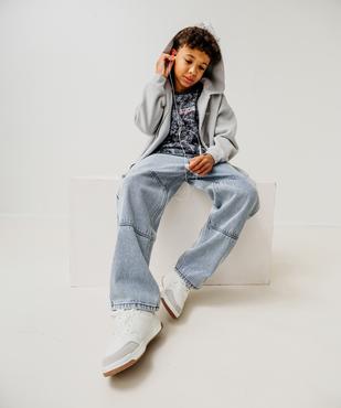 Tee-shirt manches courtes imprimé coupe oversize garçon vue5 - GEMO 4G GARCON - GEMO