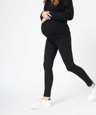 Leggings de grossesse avec bandeau haut vue2 - GEMO (MATER) - GEMO