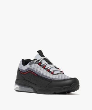 Baskets homme running en mesh renforcé avec semelle à bulle d'air vue3 - 5 MILES - GEMO