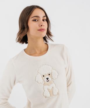 Pyjama polaire à carreaux femme vue2 - GEMO(HOMWR FEM) - GEMO