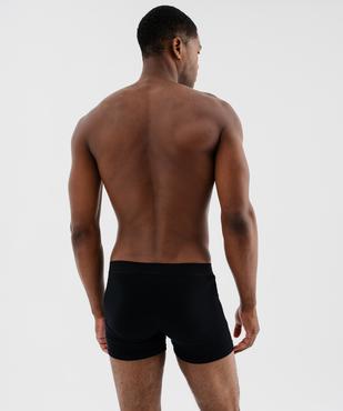 Boxer uni en coton extensible homme (lot de 2) vue6 - GEMO 4G HOMME - GEMO