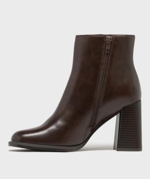 Boots à talon haut femme - FOLLOW ME vue3 - FOLLOW ME - GEMO